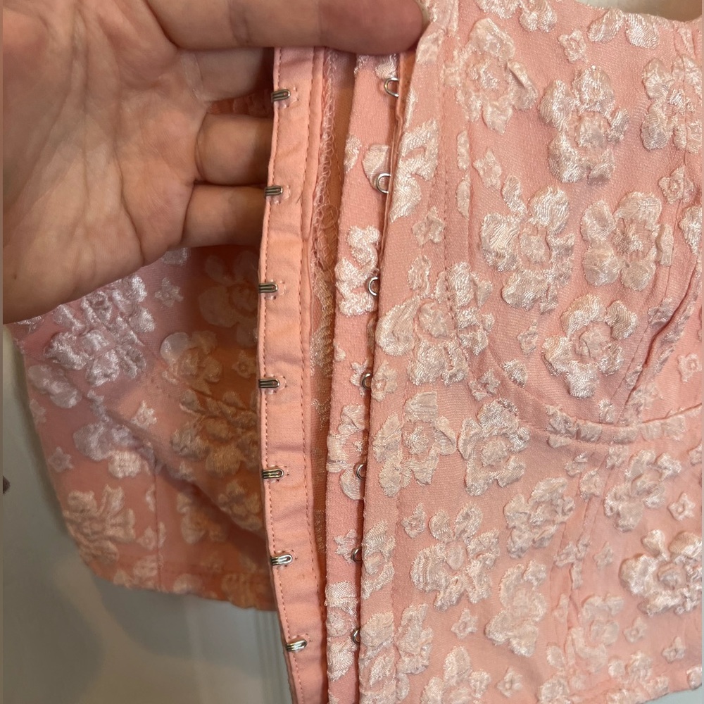 NWOT Wild Fable Floral Corset Top - Picture 5 of 6